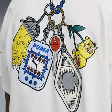 T-Shirt fonctionnel 'Commissioner Dylan' PUMA en blanc