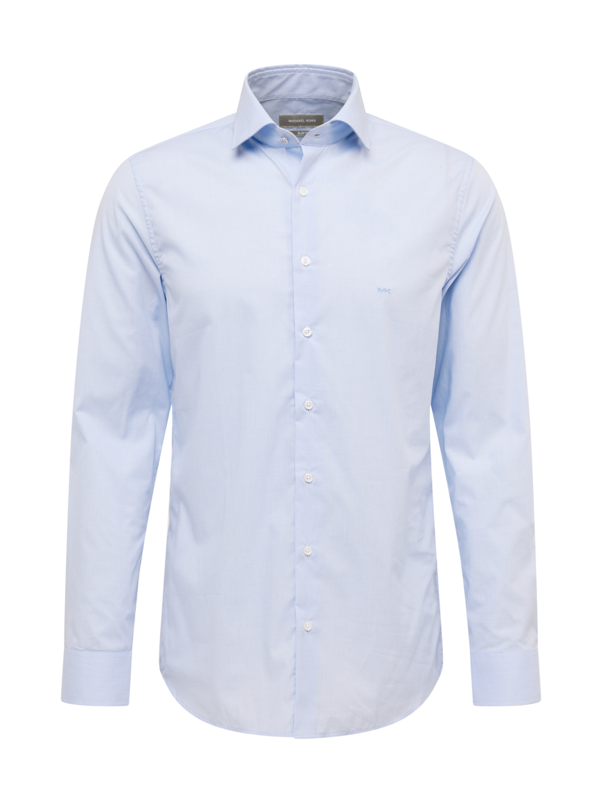 Michael Kors Slim fit Πουκάμισο σε μπλε: μπροστά