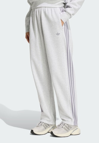 Effilé Pantalon 'Adicolor' ADIDAS ORIGINALS en gris : devant
