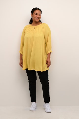 KAFFE CURVE Tunic 'Ami' in Yellow