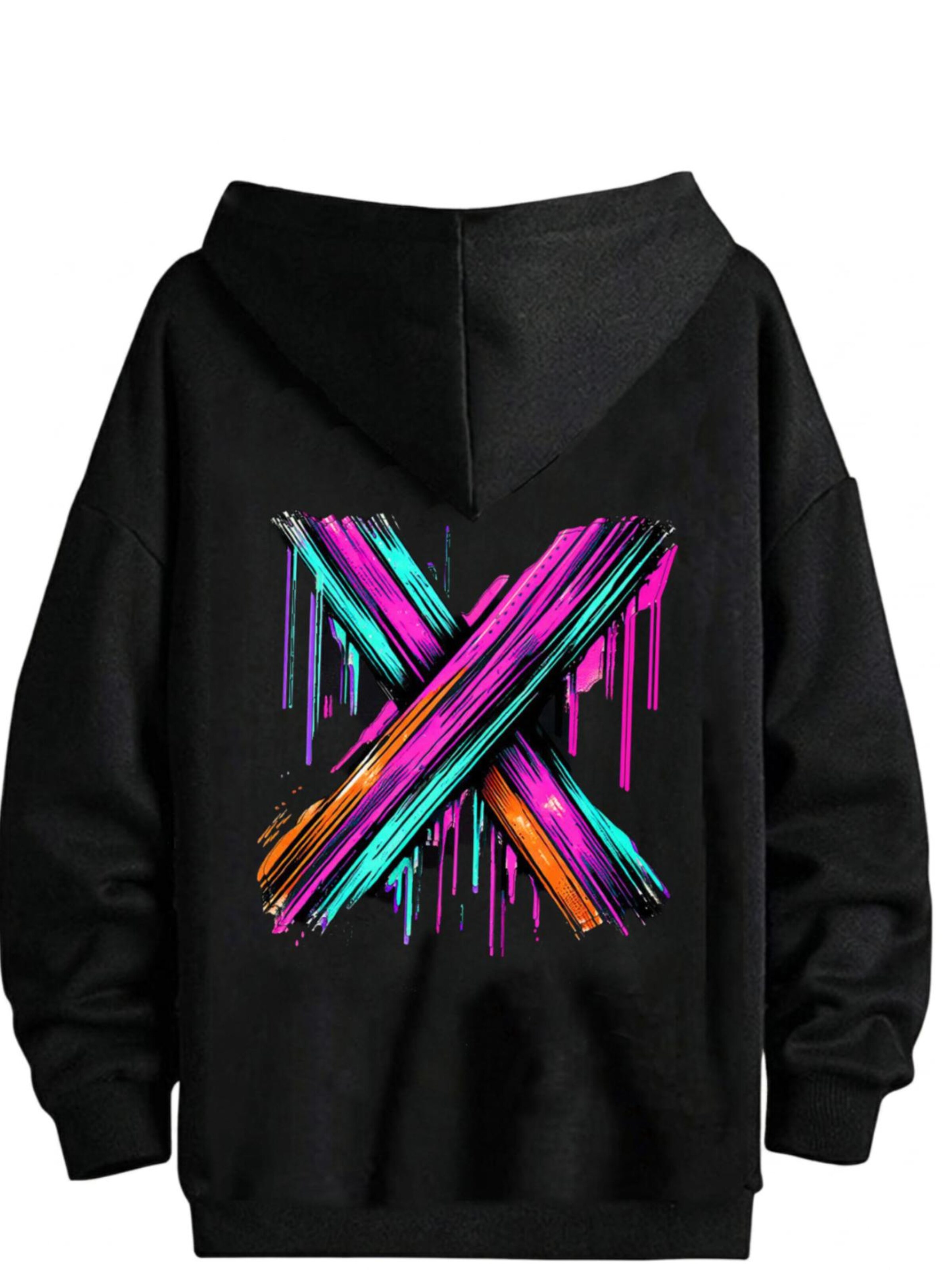 RMK Sweatshirt 'X'‌‌‌‌‌ in Schwarz: Vorderseite