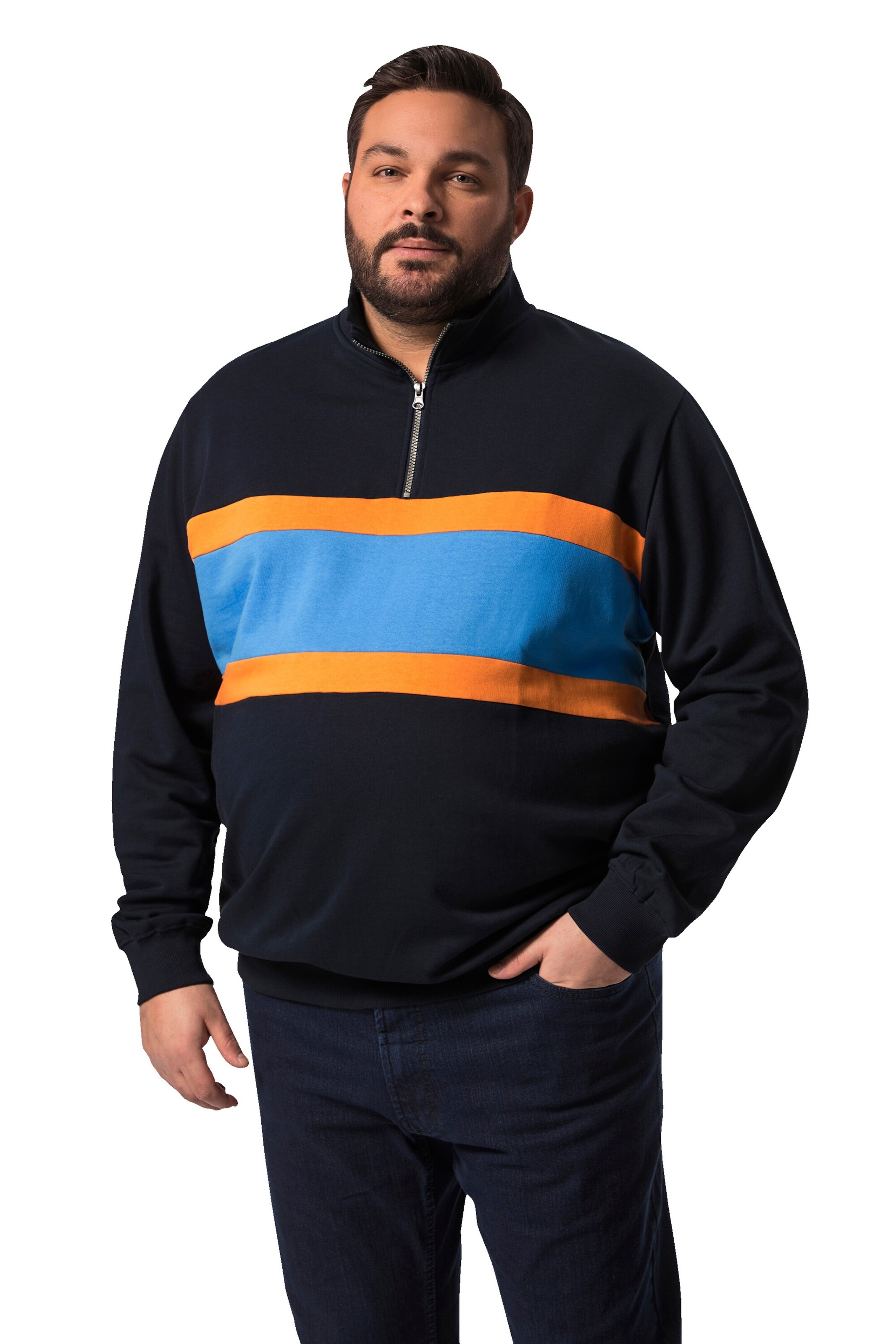 Boston Park Sweatshirt in Blue: front
