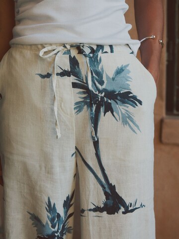 Next Широкий Штаны в Бежевый