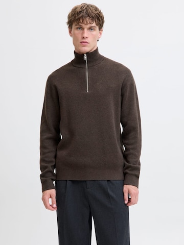 JACK & JONES Sweater 'Blamilano' in Brown