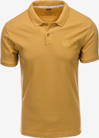 Ombre Shirt 'S1374' in Geel: voorkant