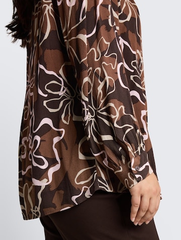 Tom Tailor Women + Bluse in Braun