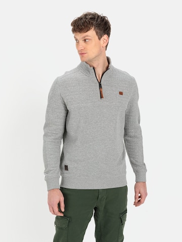 CAMEL ACTIVE Sweatshirt in Grey: front