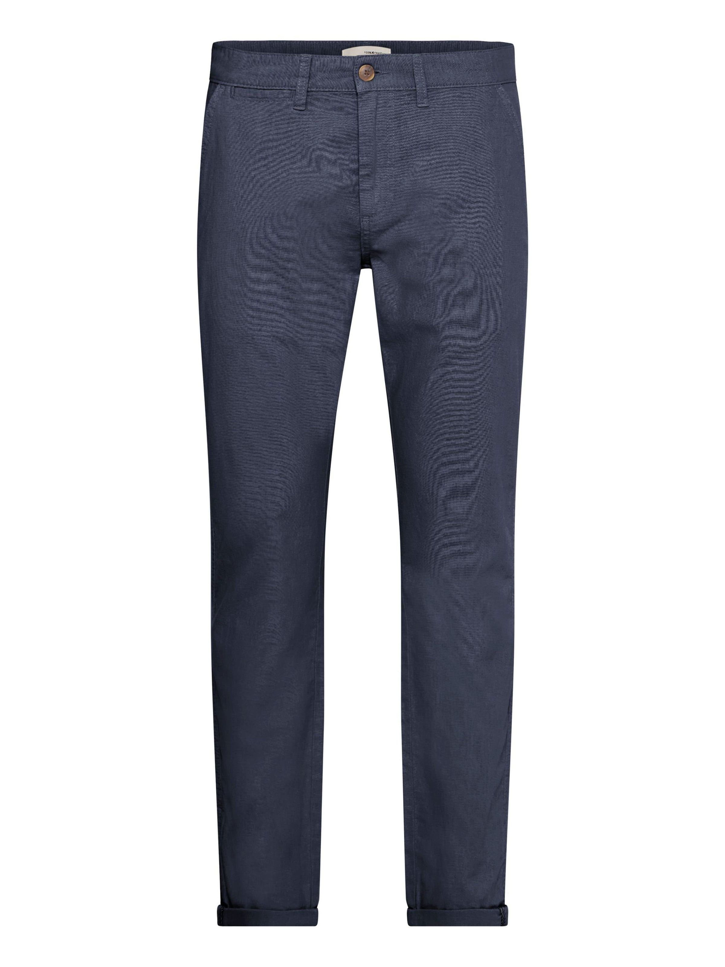 !Solid Leinenhose 'SDLoran' in Blau: Vorderseite