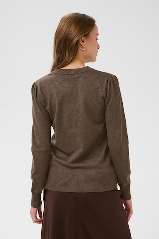 SAINT TROPEZ Sweter 'Mila' w kolorze brązowy