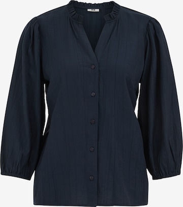 WE Fashion Bluse in Blau: Vorderseite