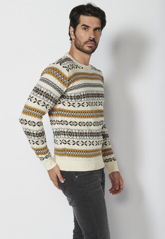 KOROSHI Pullover 'Punto' in Weiß