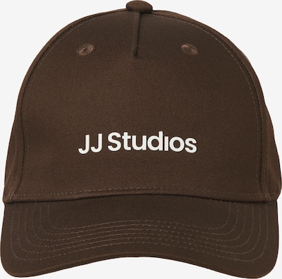 JACK & JONES Lippalakki värissä suklaa / valkoinen, Tuotenäkymä