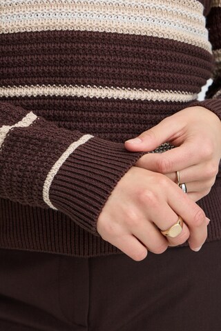 b.young Sweater 'MAGIO' in Brown