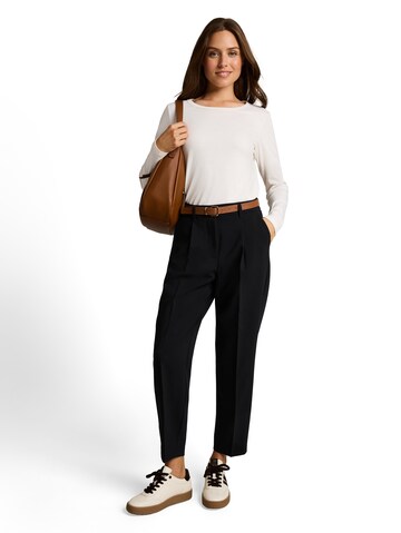 TOM TAILOR Loosefit Pantalon in Zwart