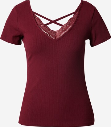 ABOUT YOU Shirt 'Georgia' in Rood: voorkant