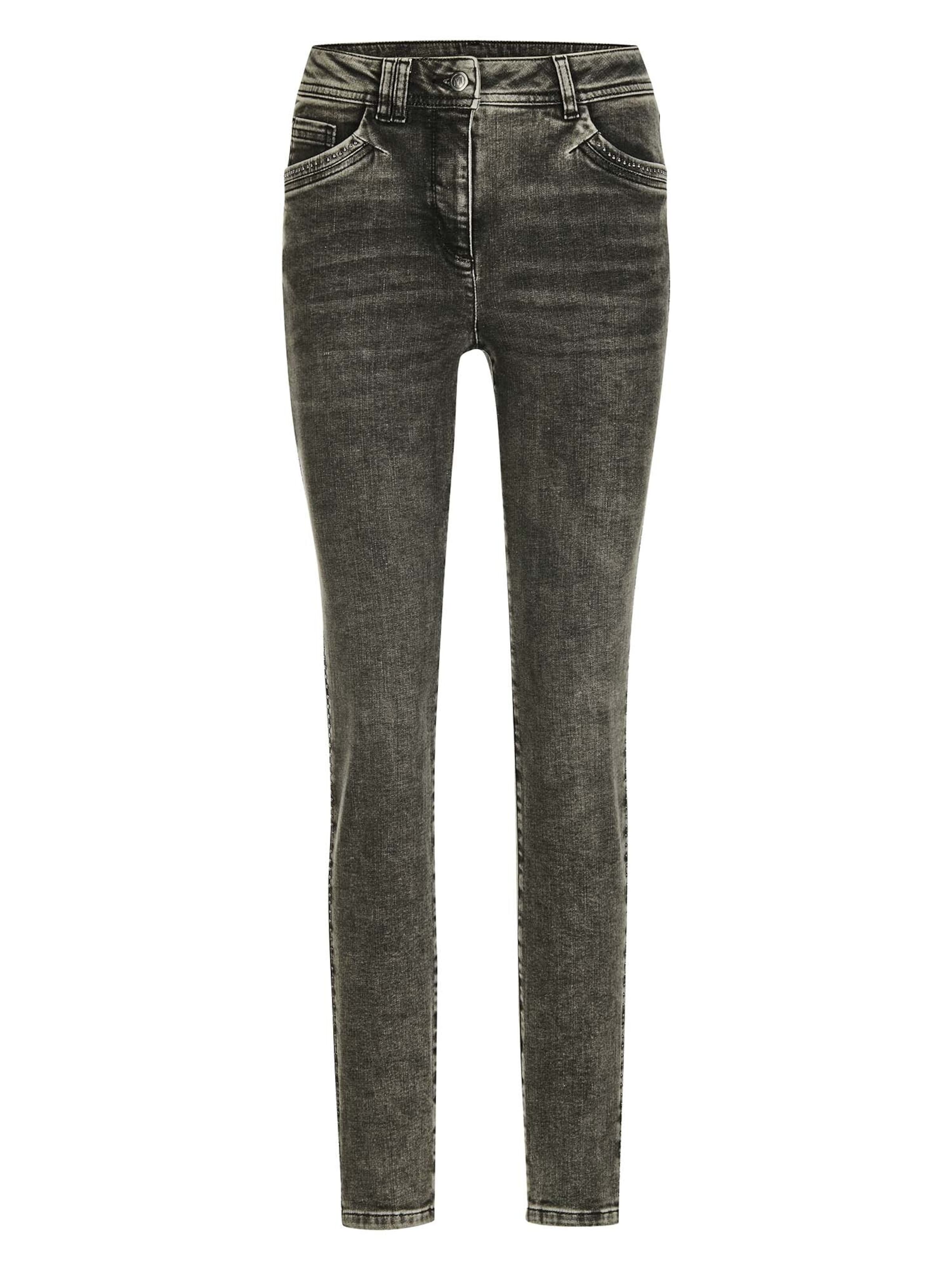 Coupe slim Jean MADELEINE en gris : devant