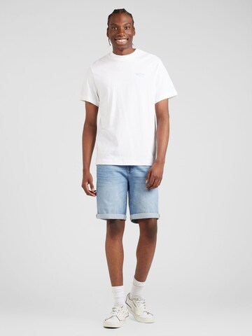 MUSTANG T-Shirt 'ALVARADO' in Weiß