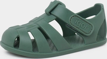 IGOR - Zapatos para playa y agua en verde: frente