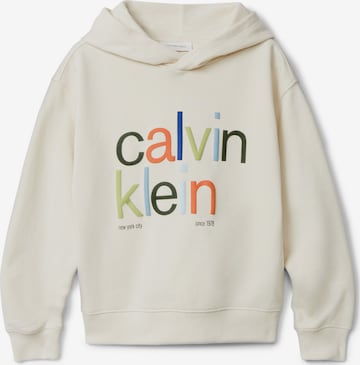 Calvin Klein Свитшот в Бежевый: спереди