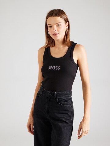 BOSS Топ 'Ematite' в Черный: спереди