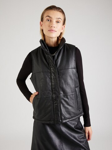 Maze Bodywarmer in Zwart: voorkant