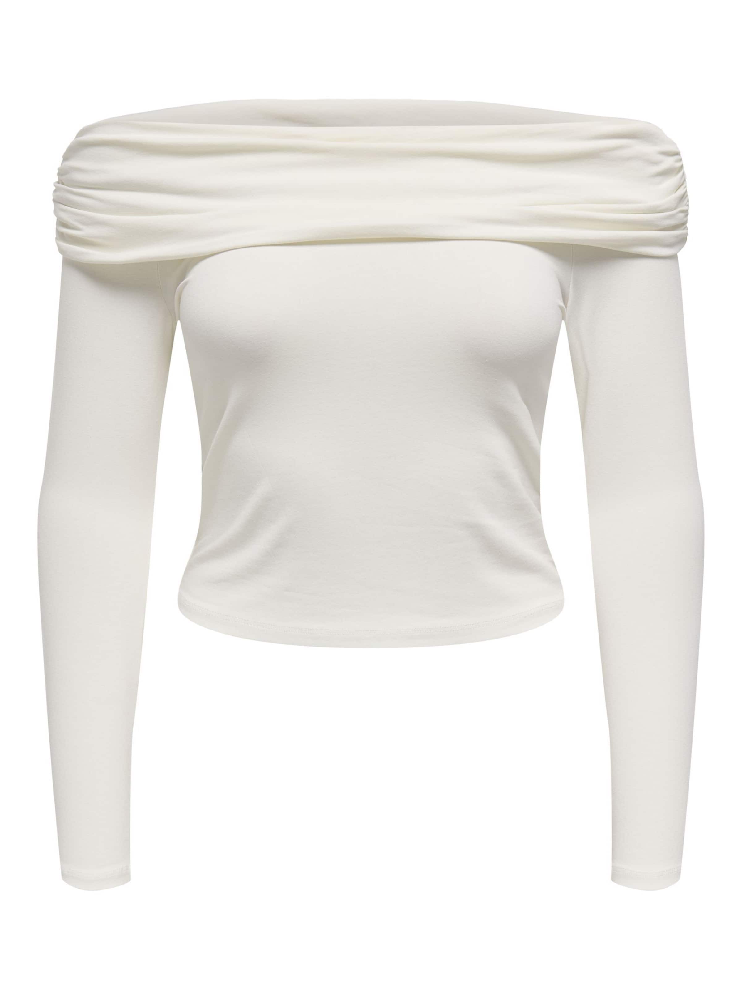 ONLY Shirt 'ONLLIVE' in Wit: voorkant