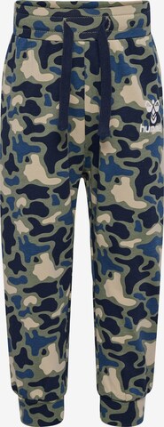 Hummel Regular Pants in Blue: front