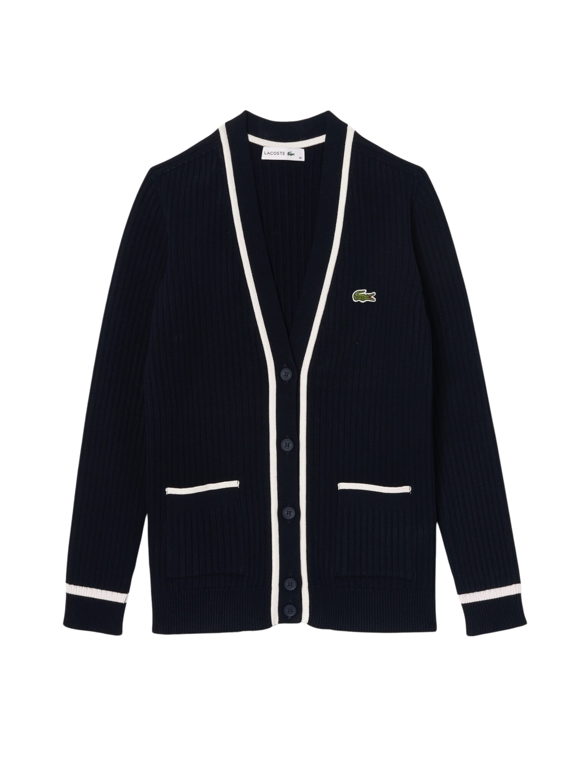 LACOSTE Strickjacke in Blau: Vorderseite
