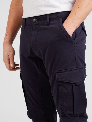 QS Tapered Cargo trousers in Blue