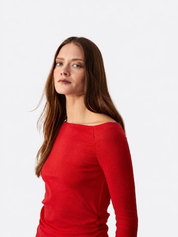 Camicia da donna 'Blusen' di Grimelange in rosso
