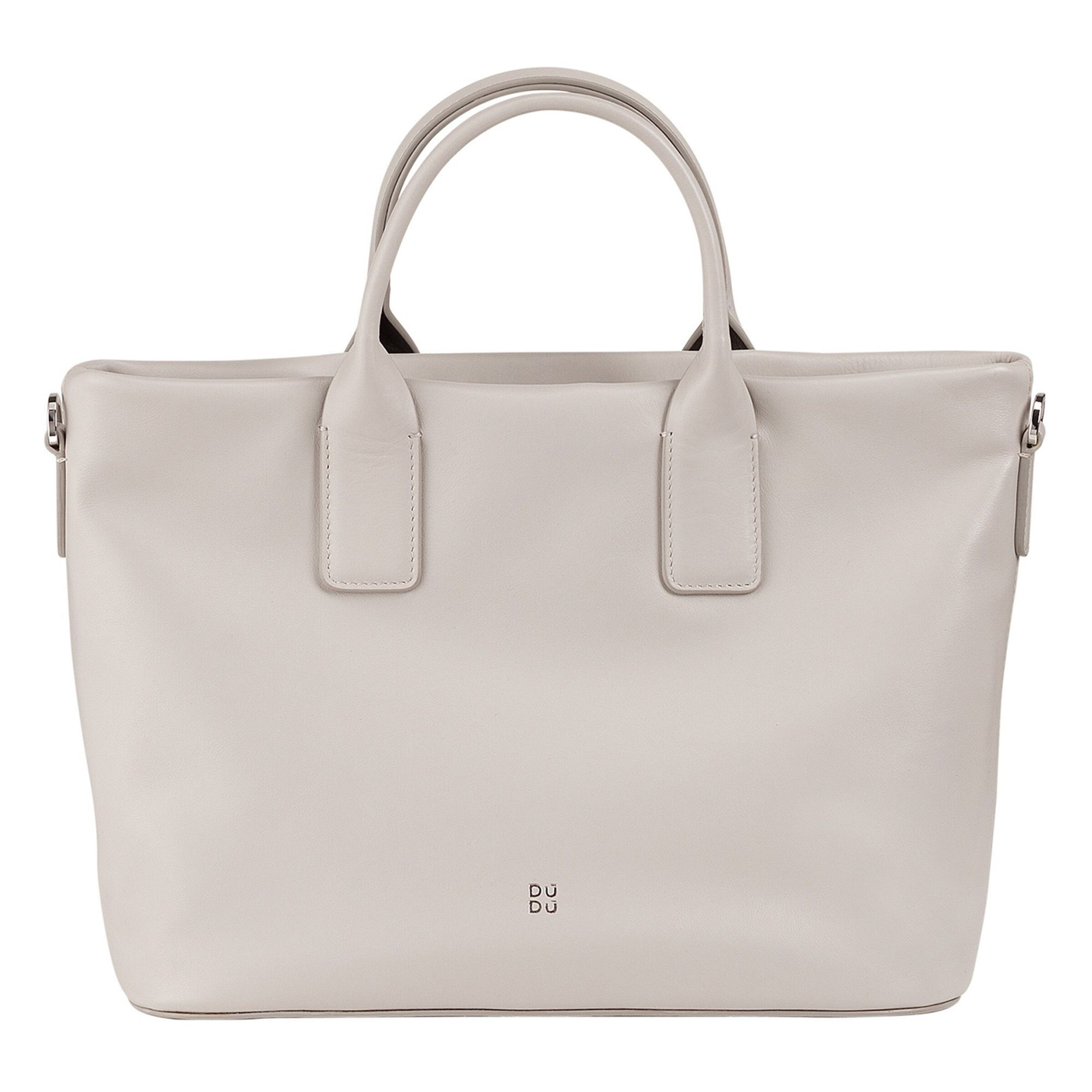 DuDu Handbag 'Jaqueline' in Grey: front