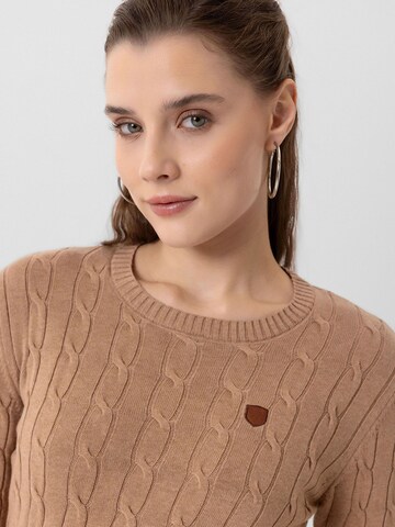 Williot Sweater 'Fuerteventura' in Brown