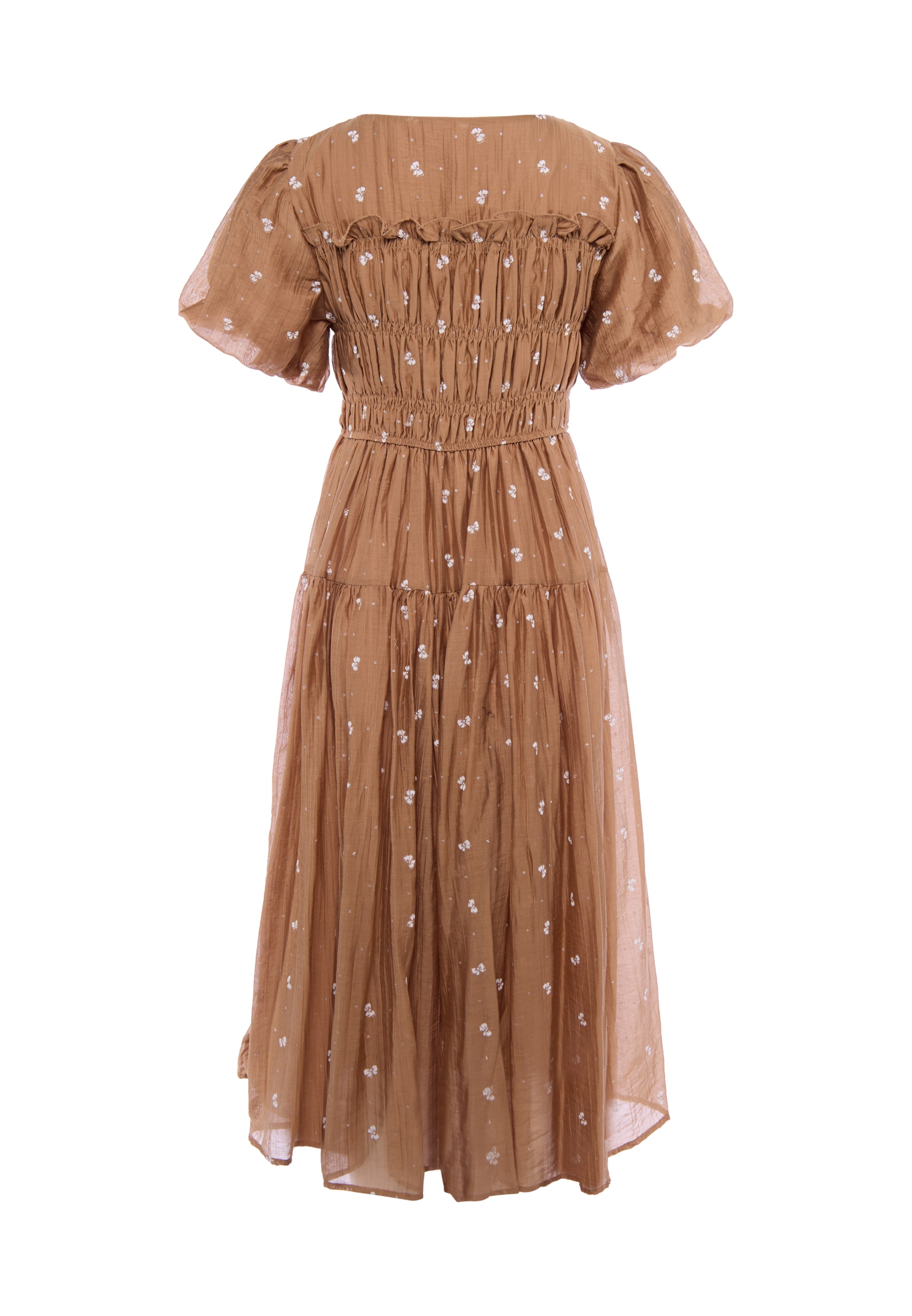 IZIA - Vestido en marrón