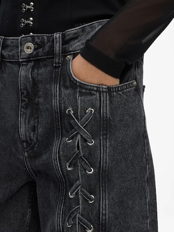 Wide leg Jeans de la KARL LAGERFELD JEANS pe negru