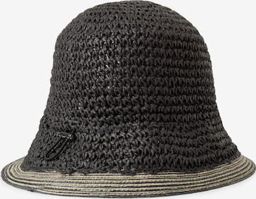 Marie Lund Hut in Schwarz: Vorderseite