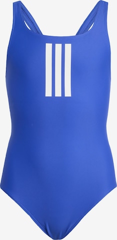 ADIDAS PERFORMANCE - Moda de baño deportiva '3-Stripes Swimsuit' en azul: frente