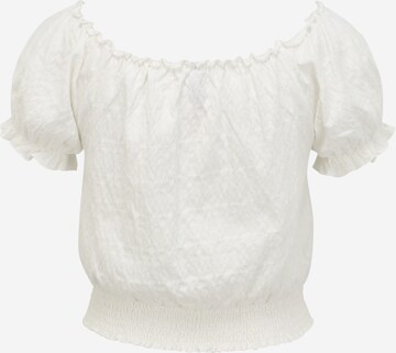 T-shirt Pieces Petite en blanc