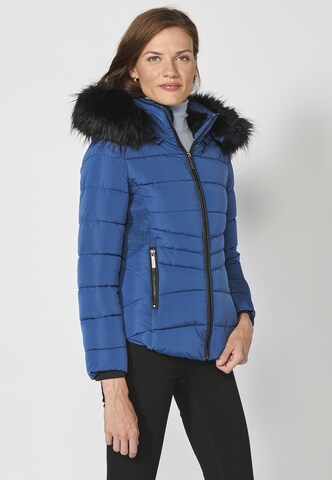 KOROSHI Zimná bunda - Modrá