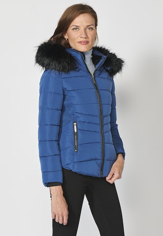 KOROSHI Winterjas in Blauw