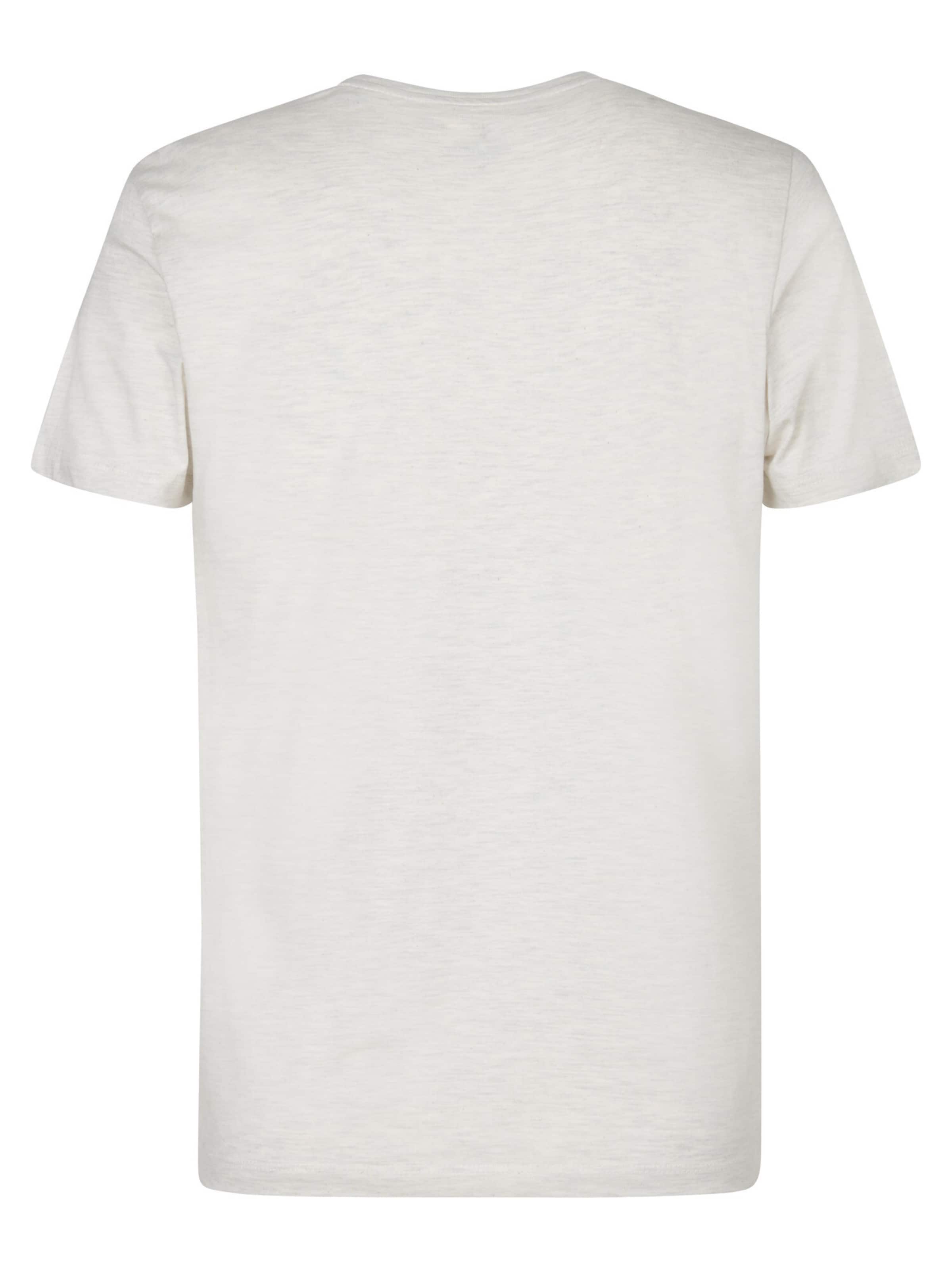 Petrol Industries Tričko 'Sidney' - Sivá