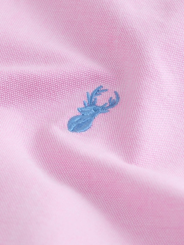 Next Slim fit Button Up Shirt in Pink