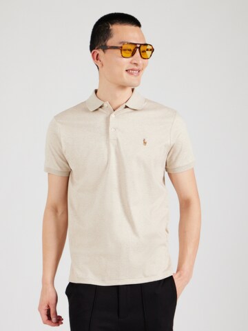 T-Shirt Polo Ralph Lauren en beige : devant