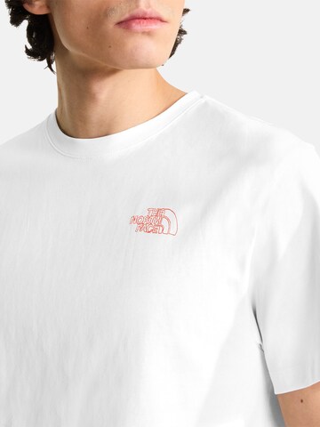 THE NORTH FACE T-Shirt 'Flower Scribble' in Weiß