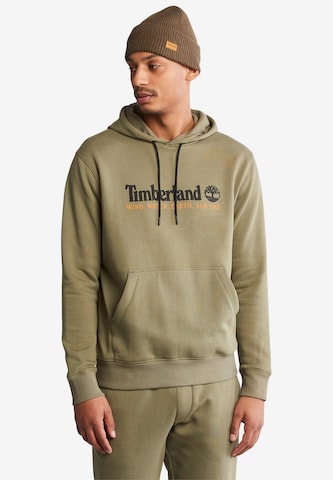 TIMBERLAND Суичър в зелено: отпред