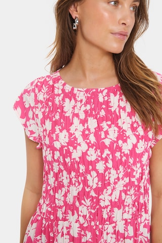 SAINT TROPEZ Jurk 'Gisla' in Roze