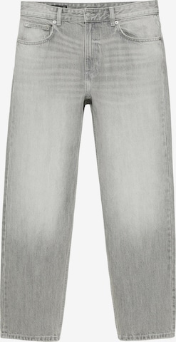 Pull&Bear Bő szár Farmer - szürke: elől