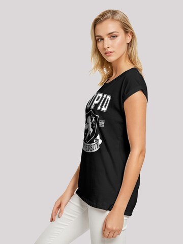T-shirt 'Cupid University Valentinstag' F4NT4STIC en noir