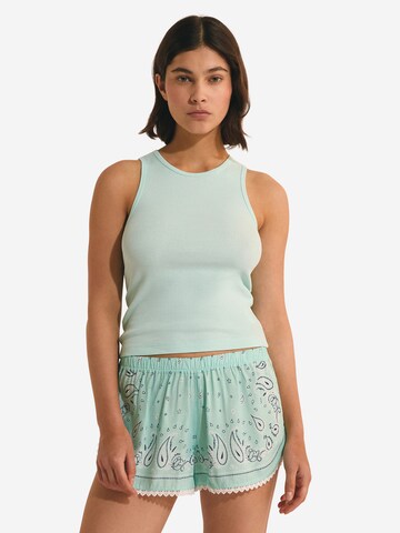ETAM Pajama Shirt 'Ayora' in Green: front