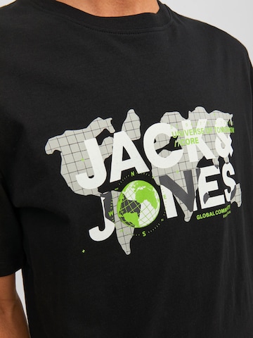 JACK & JONES Tričko 'Dust' – černá