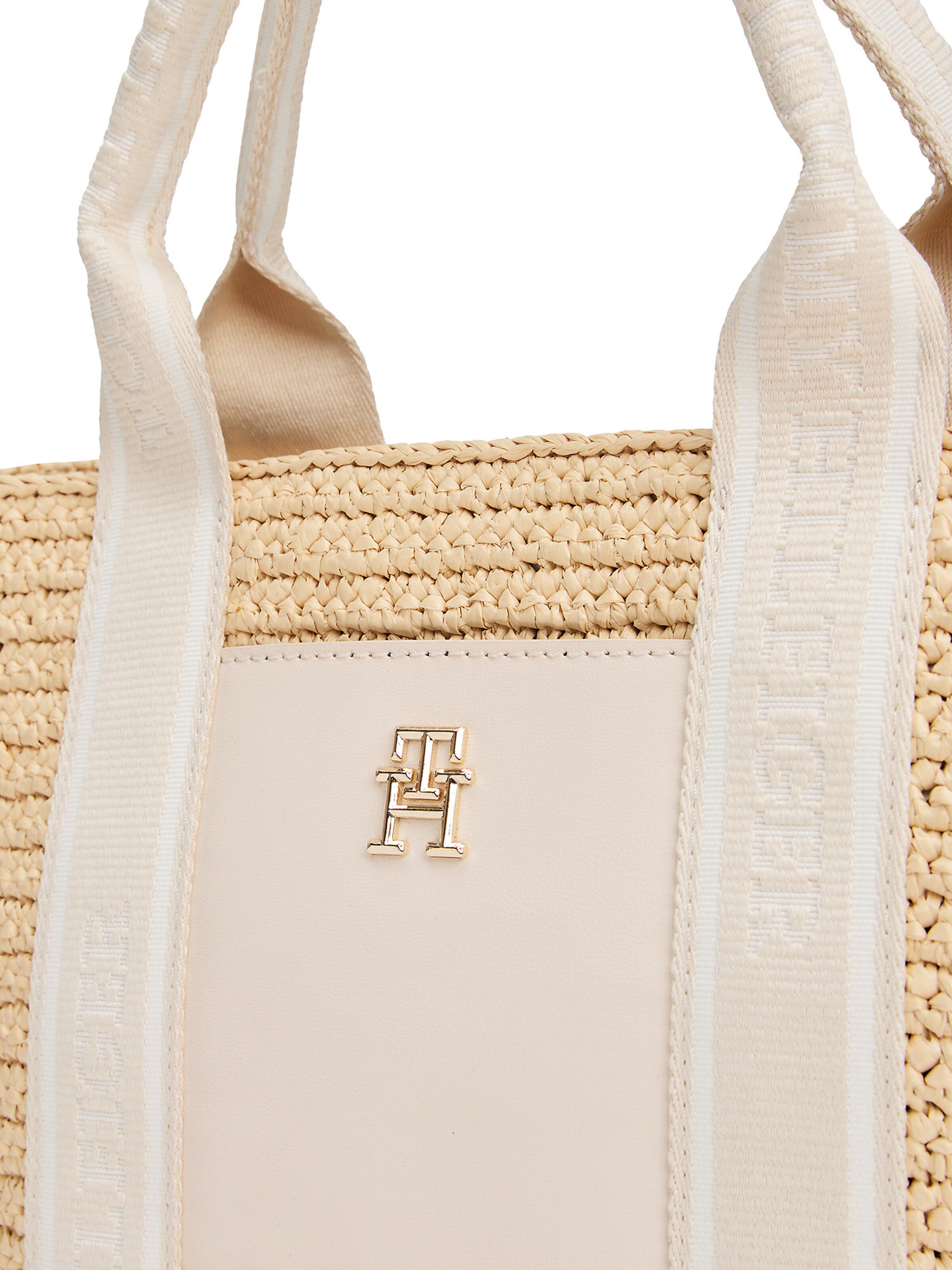 TOMMY HILFIGER Handtasche in Beige